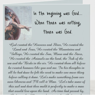 In het begin was God Kaart