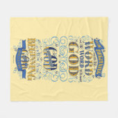 In het begin was het woord fleece deken (Voorkant (Horizontaal))