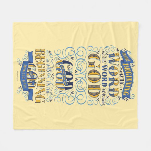 In het begin was het woord fleece deken (Voorkant (Horizontaal))