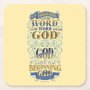 In het begin was het woord kartonnen onderzetters