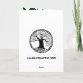 In het begin was het Woord… Kerstkaart Feestdagen Kaart (Achterkant)