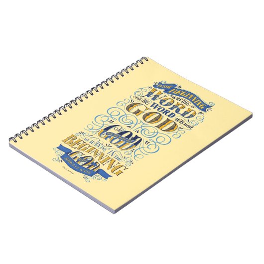 In het begin was het woord notitieboek (Linkerzijde)