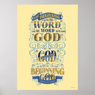 In het begin was het woord poster
