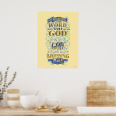 In het begin was het woord poster (Keuken)