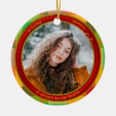 In het Behalen van Geheugenfoto-spelden Keramisch Ornament (Voorkant)