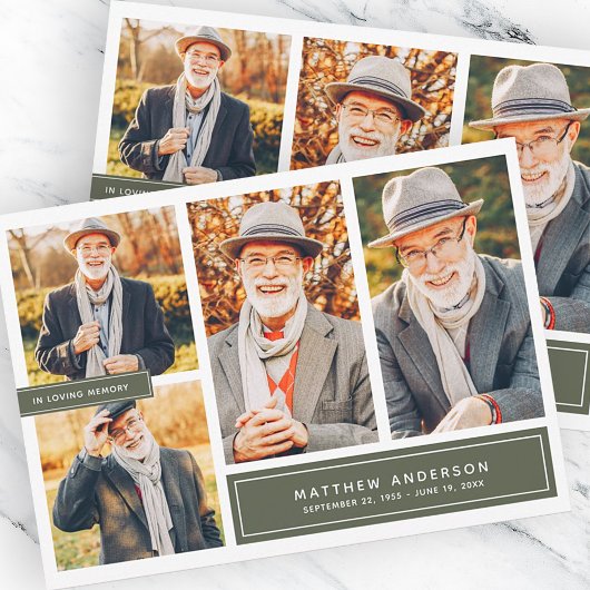 In het Behouden van de Foto van de Moderne Kleur v Notitiekaartje