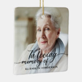 In het Behouden van de Foto van het Geheugen Keramisch Ornament (Rechts)