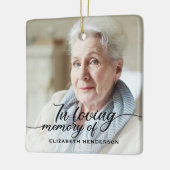 In het Behouden van de Foto van het Geheugen Keramisch Ornament (Links)