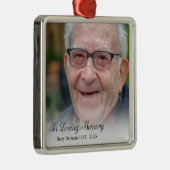 In het Behouden van de Foto van het Geheugen Metalen Ornament (Rechts)