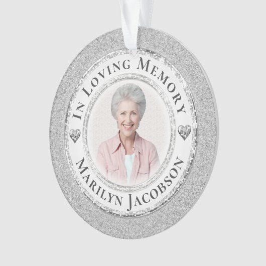 In het Behouden van de Foto van het Geheugen Ornament (voorkant)