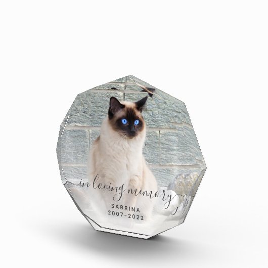 In het Behouden van Geheugen Foto grijs Script Pet (Rechts)