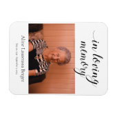 In het Behouden van Geheugen met Foto het Overgaan Magneet (Horizontaal)