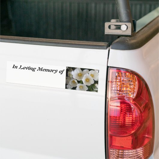 In het Behouden van Geheugen/voeg de Bumpersticker (Op Truck)