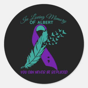 In het belang van de preventie van zelfmoord van h ronde sticker