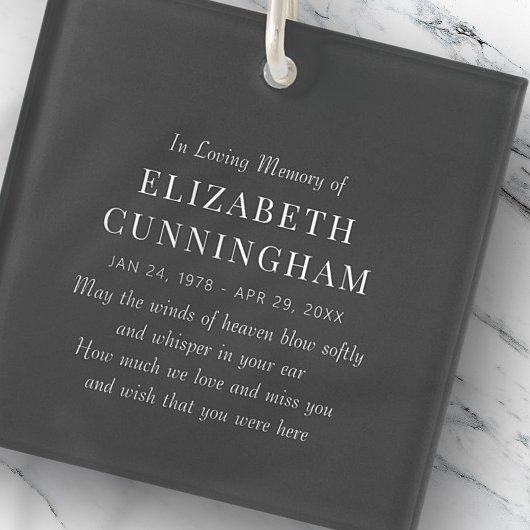 In het belang van het geheugen is het moderne sleutelhanger