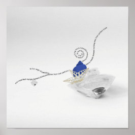 In het bewind van parasieten Kustmuur Kunst Poster