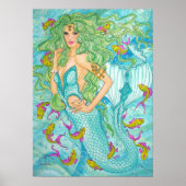 In het Blauw door Diana S Martin Poster (Voorkant)