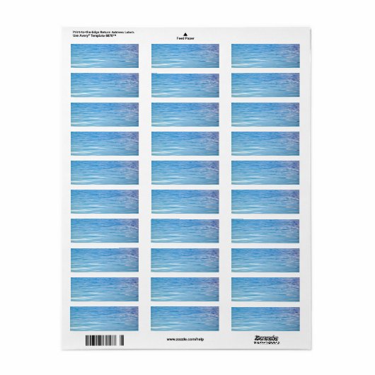 In het blauw etiket (Full Sheet)