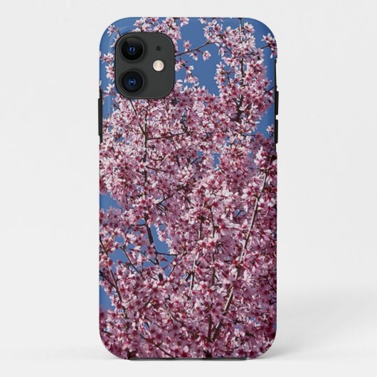 In het blauw Japanse Kersenbloesem Case-Mate iPhone Case (Achterkant)