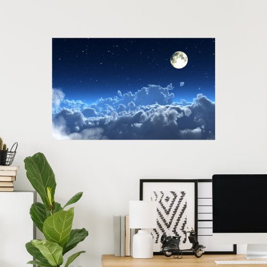 In het Bleke motorlicht Poster (Thuiskantoor)