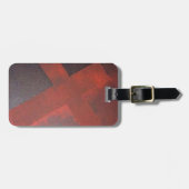 In het bloed gewassen bagagelabel (Voorkant horizontaal)