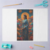 In het bloemenveld decoupage tissue papier (Craft)