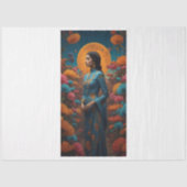 In het bloemenveld decoupage tissue papier (Voorkant)