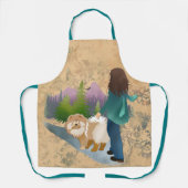 IN HET BOEST GA IK - KNOOP DIE Apron GROOMT Schort (Voorkant)