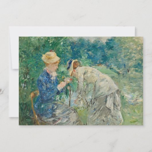In het Bois de Boulogne | Berthe Morisot (Voorkant)