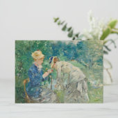 In het Bois de Boulogne | Berthe Morisot (Staand voorkant)