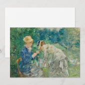 In het Bois de Boulogne | Berthe Morisot (Voorkant / Achterkant)
