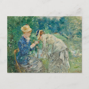 In het Bois de Boulogne Berthe Morisot Briefkaart