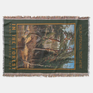 'In het bos', aangepaste deken gooien