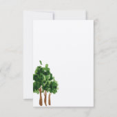 In het bos bedankkaartjes RSVP kaartje (Achterkant)