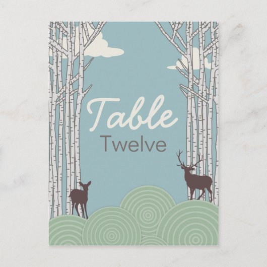 In het bos, briefkaart (Voorkant)
