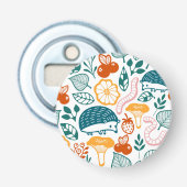 In het bos button flesopener (Voorkant)