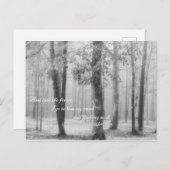 In het bos ga ik - Briefkaart (Voorkant / Achterkant)