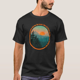 In het bos ga ik de Natuur kamperen T-shirt