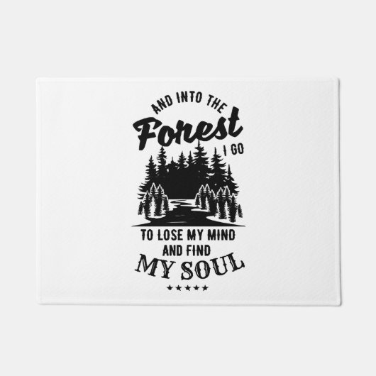 In het bos ga ik deurmat (Voorkant)