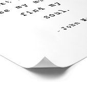 In het bos ga ik - John Muir Print (Hoek)