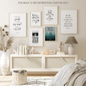 In het bos ga ik, John Muir Quote Poster