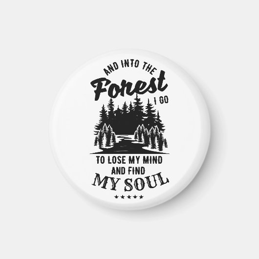 In het bos ga ik magneet (Voorkant)