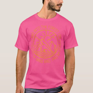 In het bos ga ik mijn gedachten verliezen en mijn t-shirt