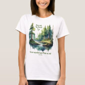 In het bos ga ik mijn geest verliezen John Muir T-shirt (Voorkant)