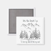 In het bos ga ik mijn geest verliezen, mijn soep z magneet (Voorkant / Achterkant)