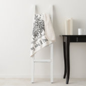 In het bos ga ik mijn Inspirerend verliezen Sherpa Deken (In situ)