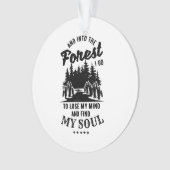 In het bos ga ik ornament (voorkant)