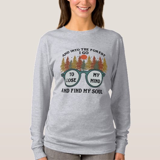 In het bos ga ik t-shirt (Voorkant)