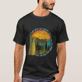 In het bos ga ik wandelen Natuur Camg T-shirt