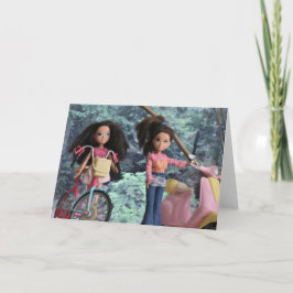 In het bos met mijn grote zus kaart